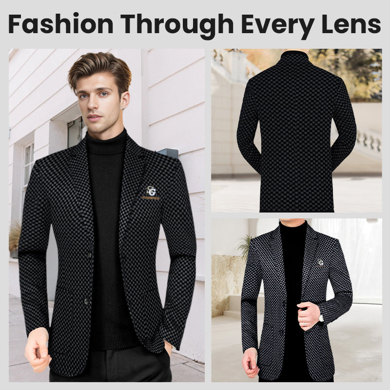 Chaqueta de Traje Casual Entallada