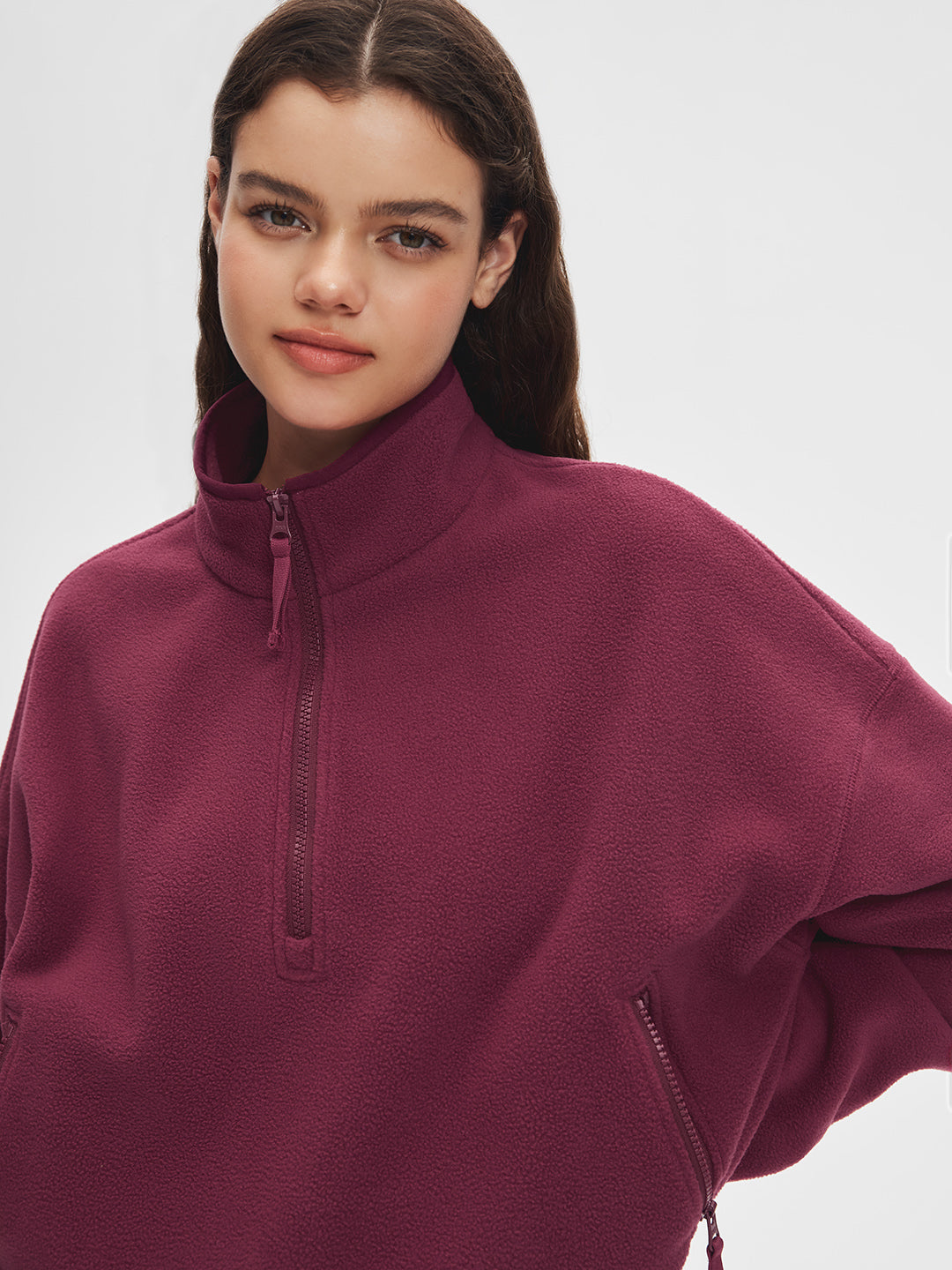 Sudadera de Cuello Alto con Cremallera
