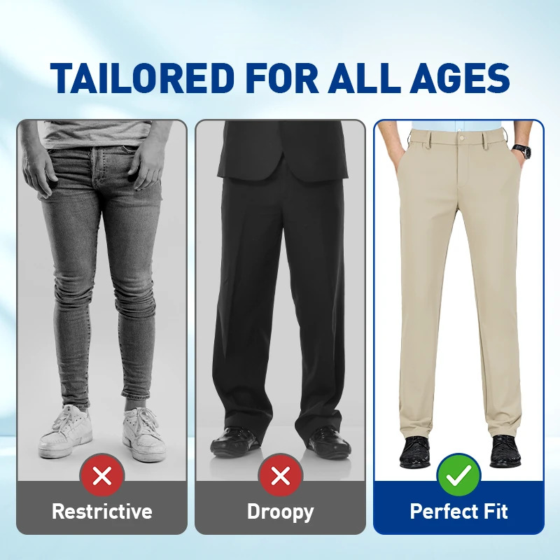 Pantalones Casual Elásticos para Hombre