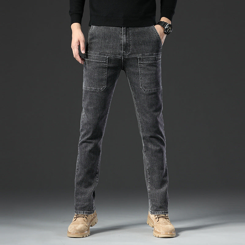 Jeans de Corte Entallado para Hombre