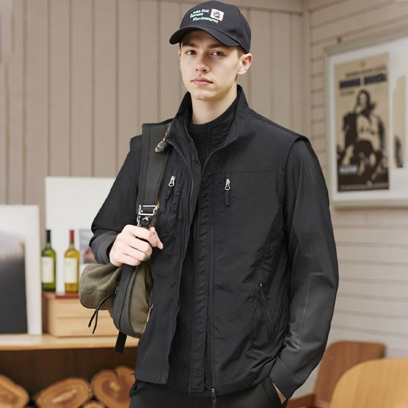 Chaleco oversize sin mangas