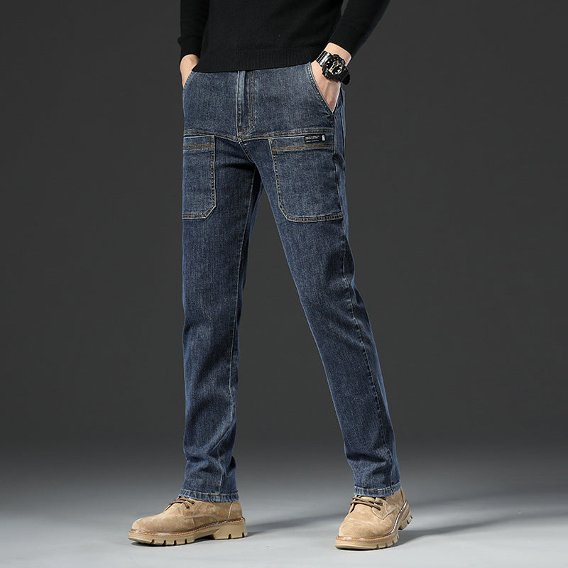 Jeans de Corte Entallado para Hombre
