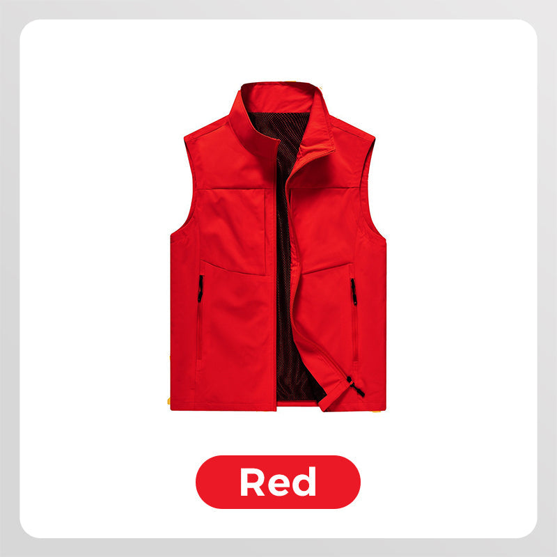Chaleco utilitario impermeable para hombre