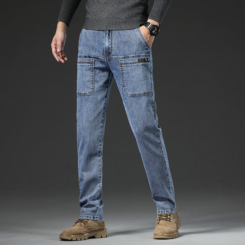 Jeans de Corte Entallado para Hombre