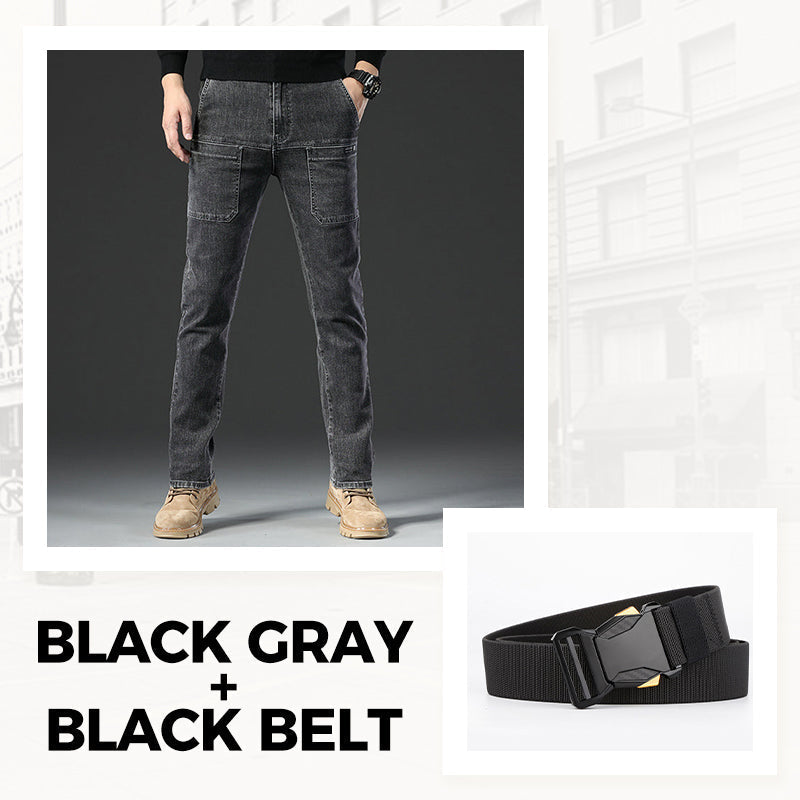 Jeans de Corte Entallado para Hombre
