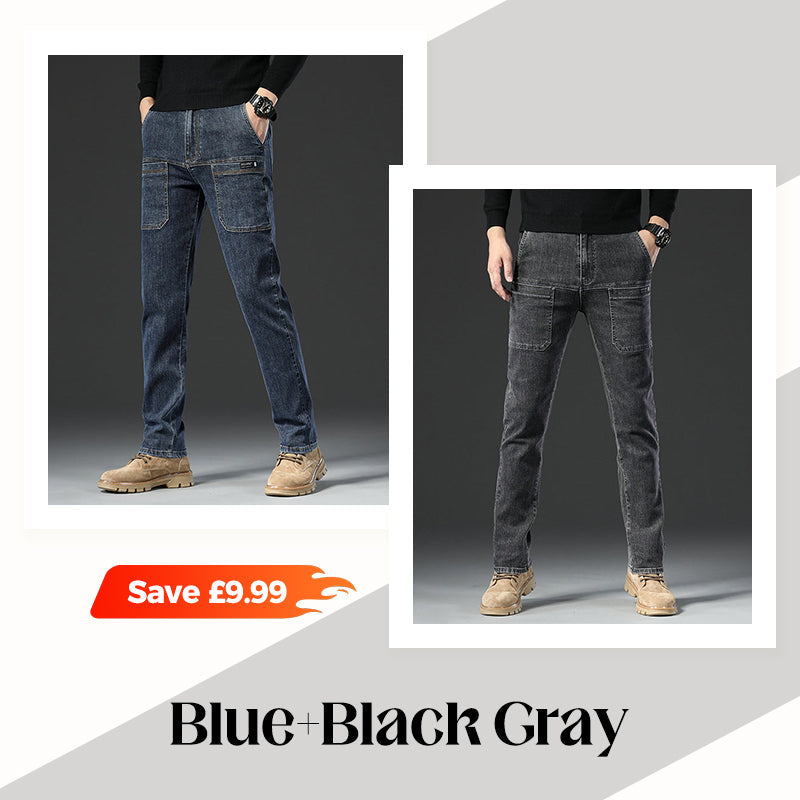 Jeans de Corte Entallado para Hombre