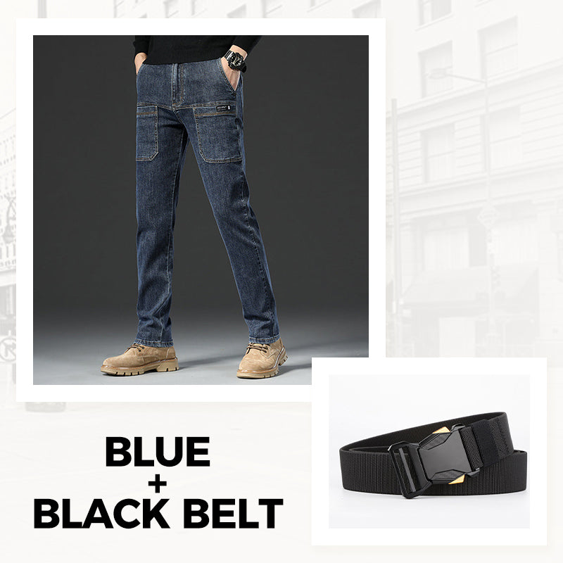 Jeans de Corte Entallado para Hombre