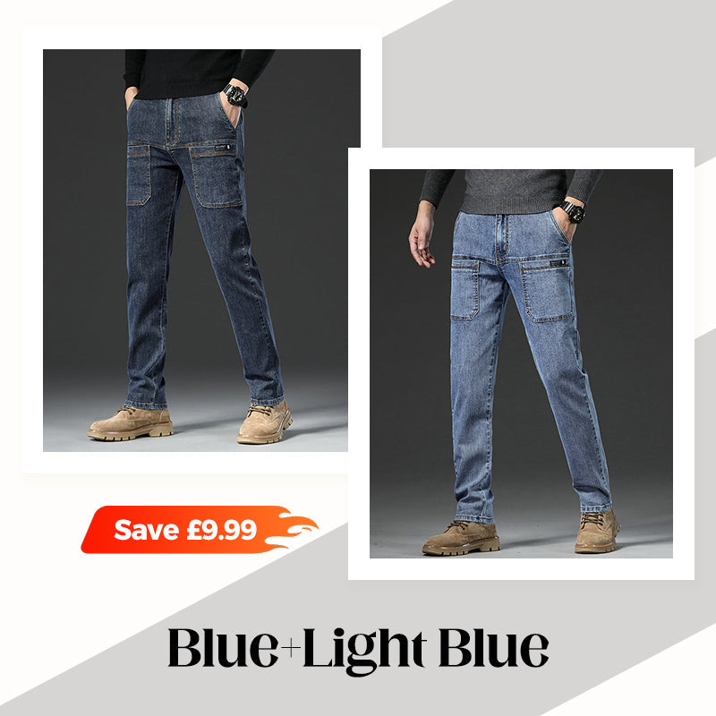 Jeans de Corte Entallado para Hombre