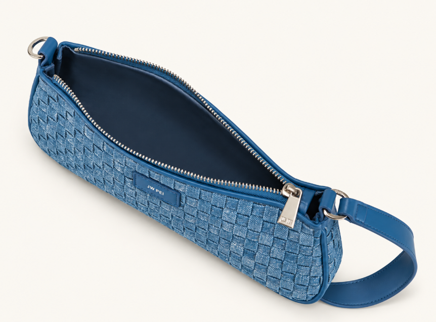 Bolso de hombro Eva - Cocodrilo marrón