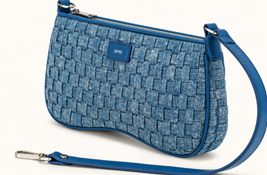 Bolso de hombro Eva - Cocodrilo marrón