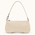 Bolso de hombro Eva - Cocodrilo marrón