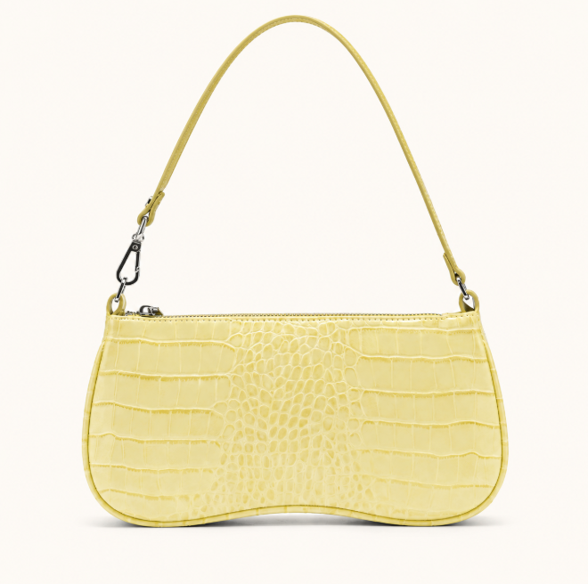 Bolso de hombro Eva - Cocodrilo marrón