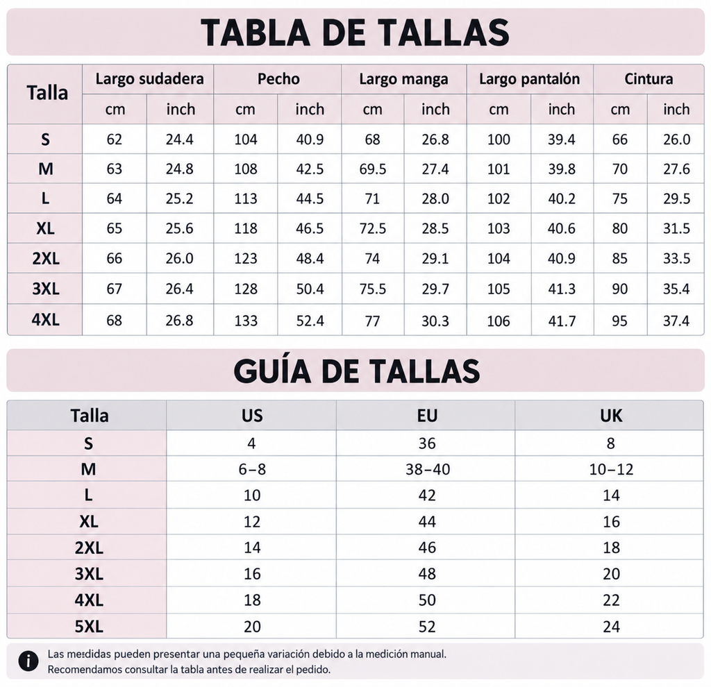 Conjunto de 2 piezas para mujer