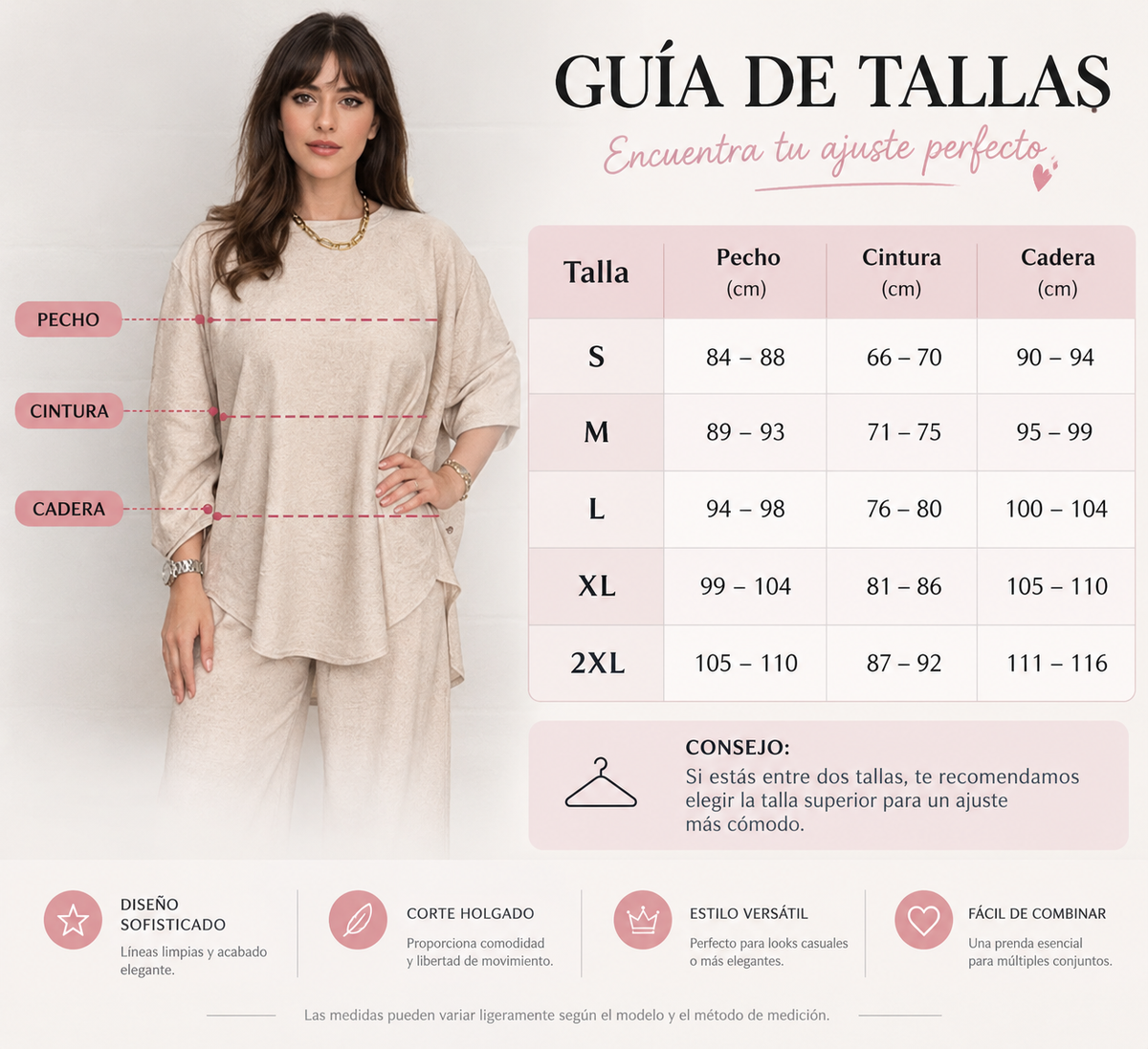 Conjunto de pantalón de mujer