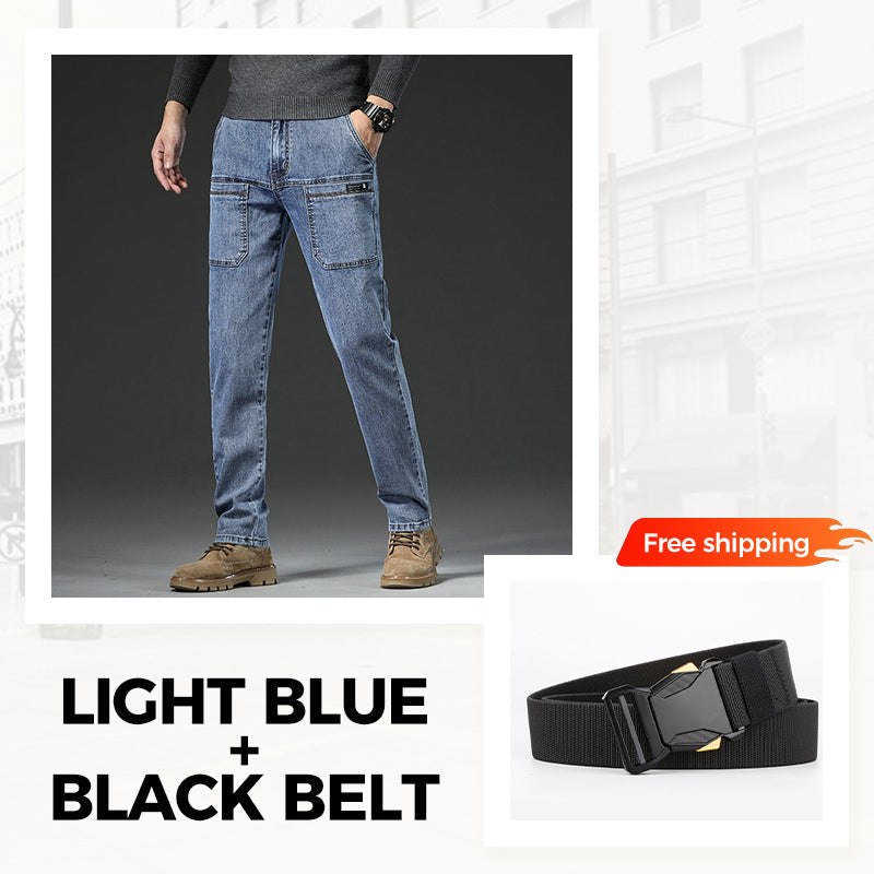 Jeans de Corte Entallado para Hombre