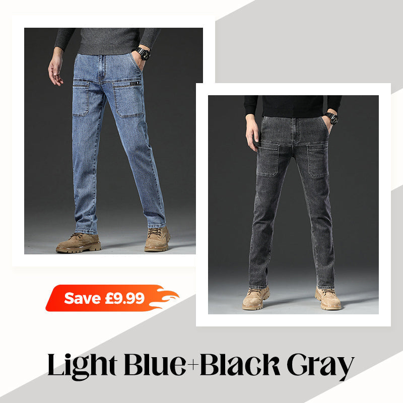 Jeans de Corte Entallado para Hombre