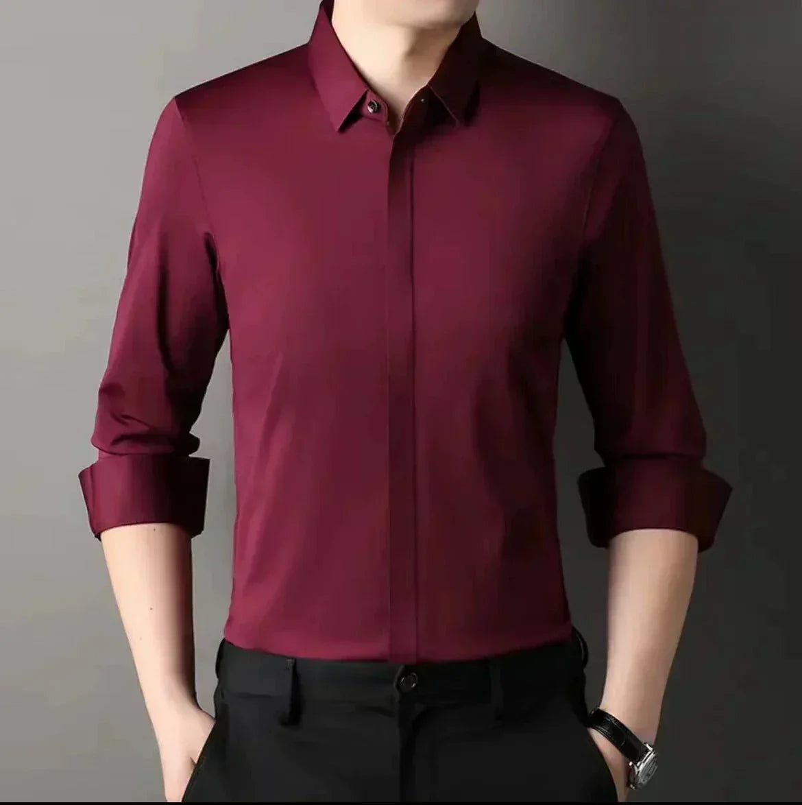 Camisa de hombre con botones
