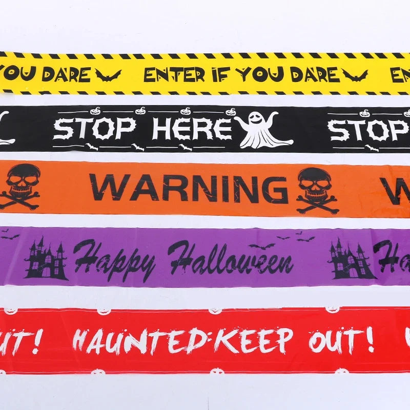 Cinta de Precaución de Halloween