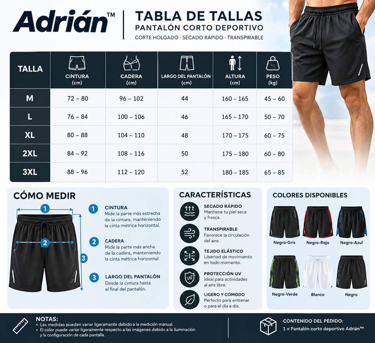 Conjunto Deportivo de Camiseta