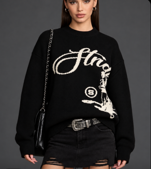Jersey de punto negro