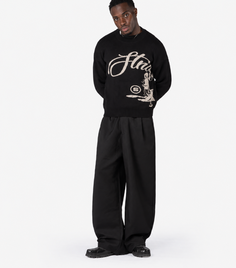 Jersey de punto negro