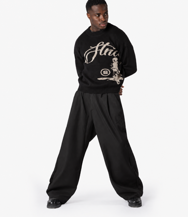Jersey de punto negro