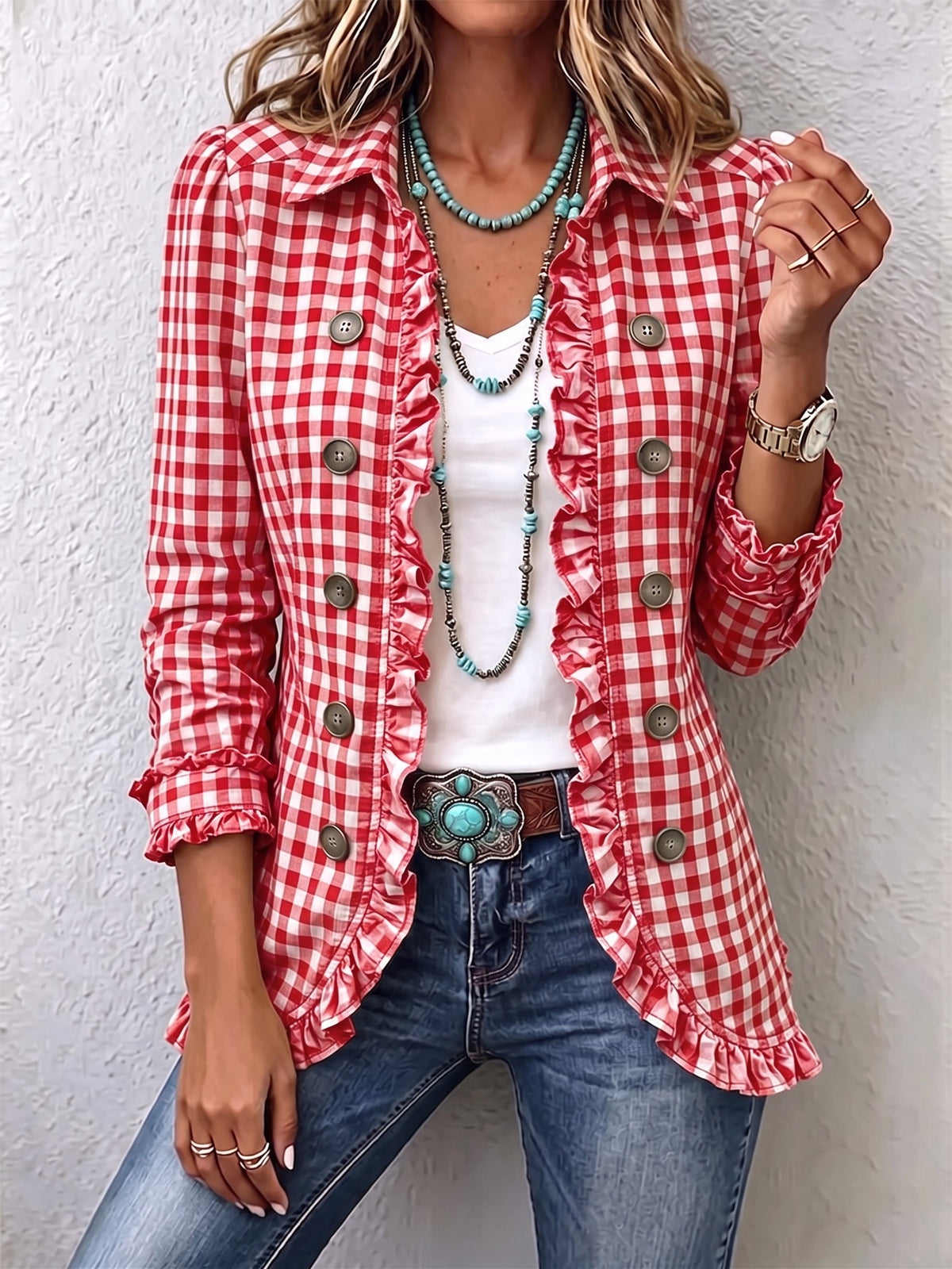 Encarna | Chaqueta de Cuadros Vichy