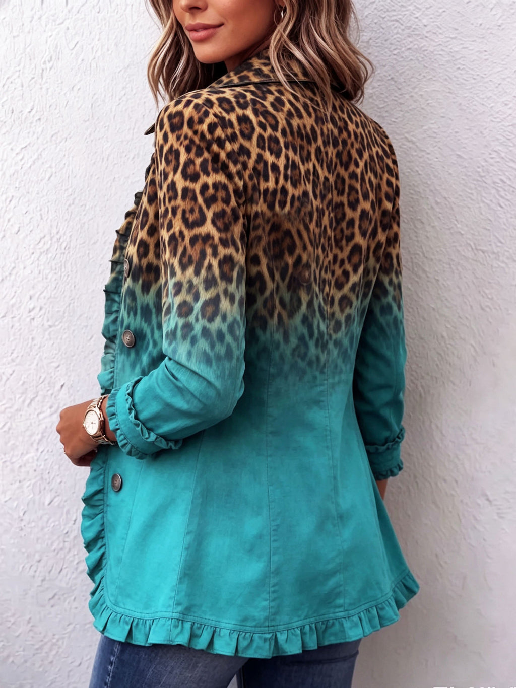 Herminia | Chaqueta Blazer Leopardo