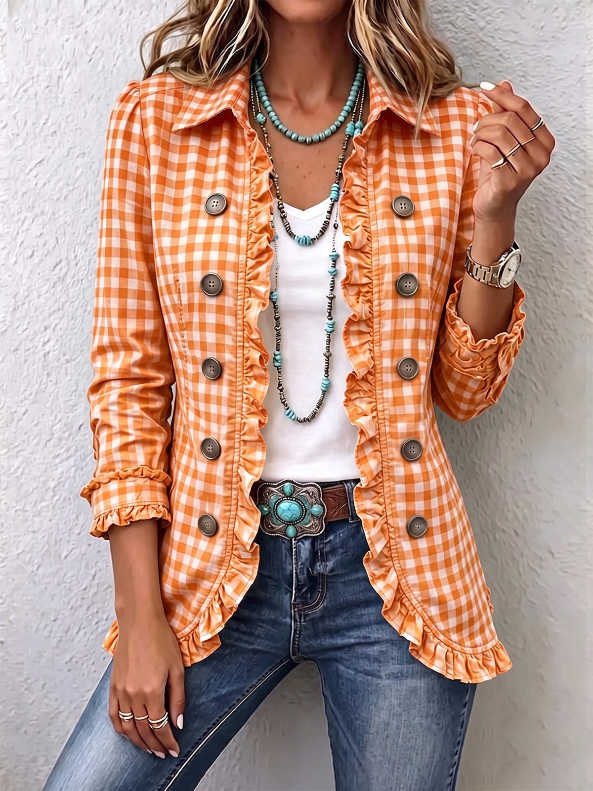 Encarna | Chaqueta de Cuadros Vichy