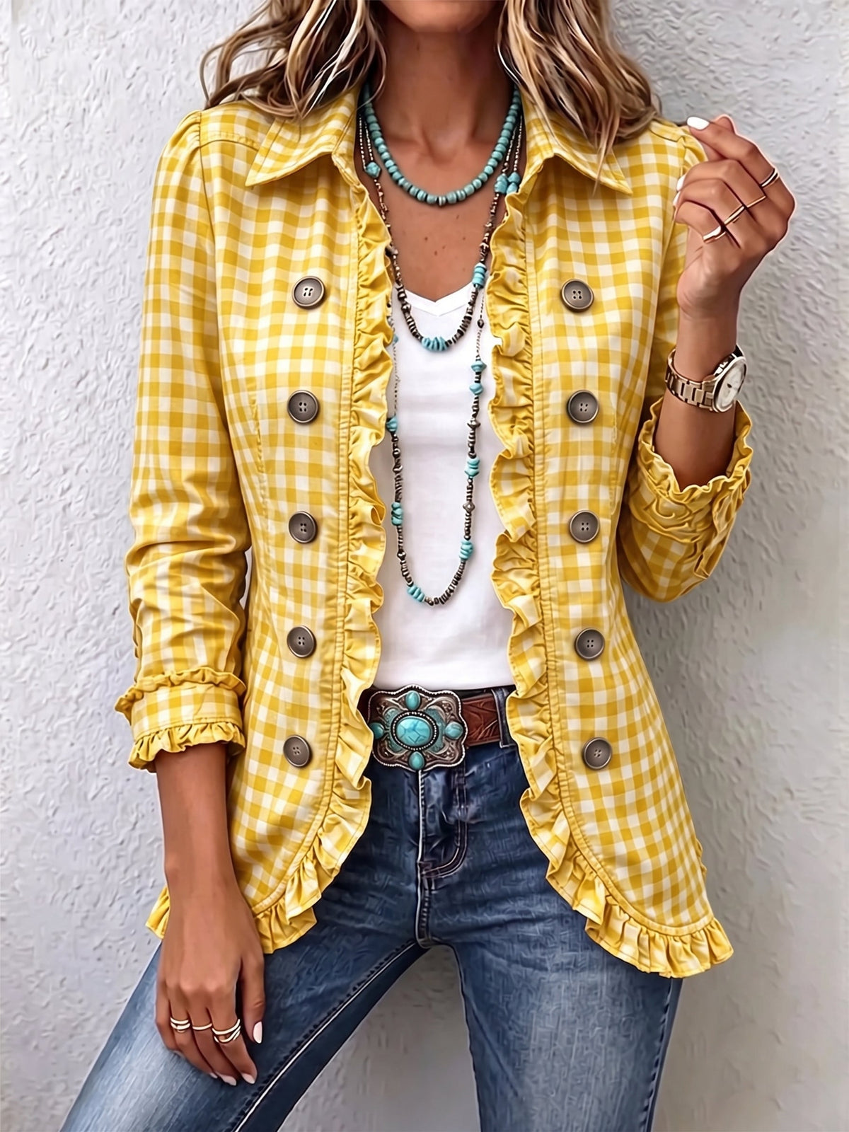 Encarna | Chaqueta de Cuadros Vichy
