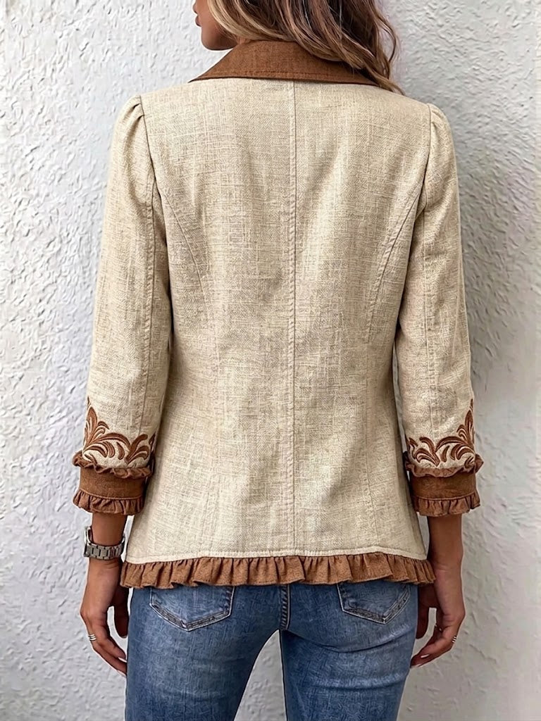 Pilar | Chaqueta Floral Bordada
