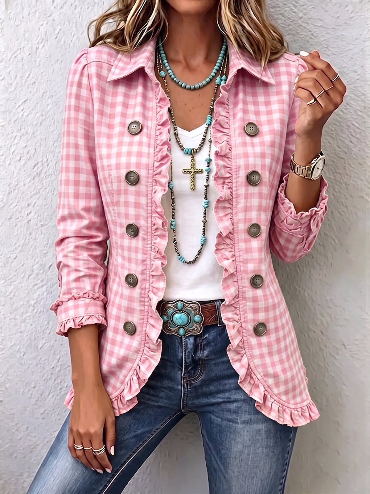 Encarna | Chaqueta de Cuadros Vichy