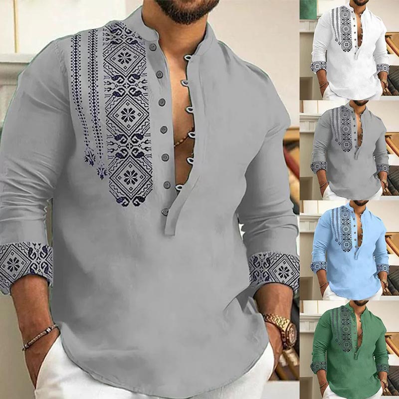 Camisa casual de manga larga