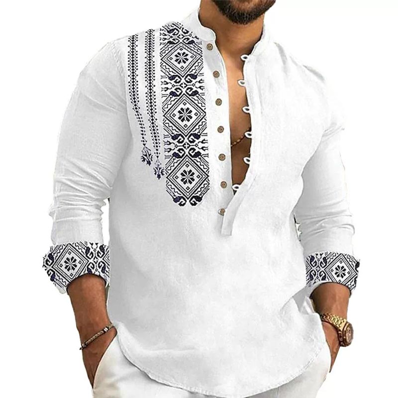 Camisa casual de manga larga