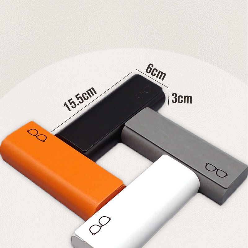 Estuche Minimalista de Piel Rígida para Gafas