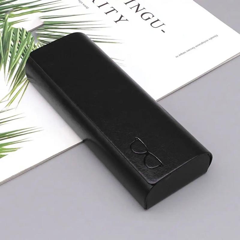 Estuche Minimalista de Piel Rígida para Gafas