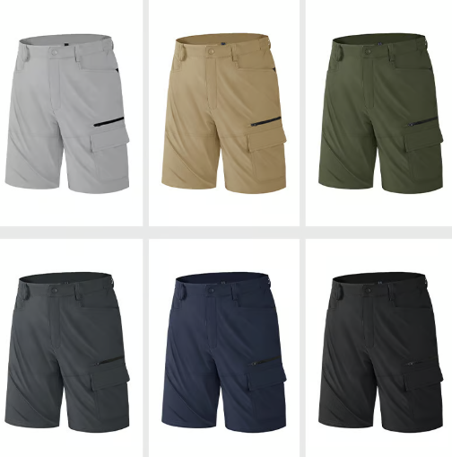 Bermudas cargo casuales para hombre