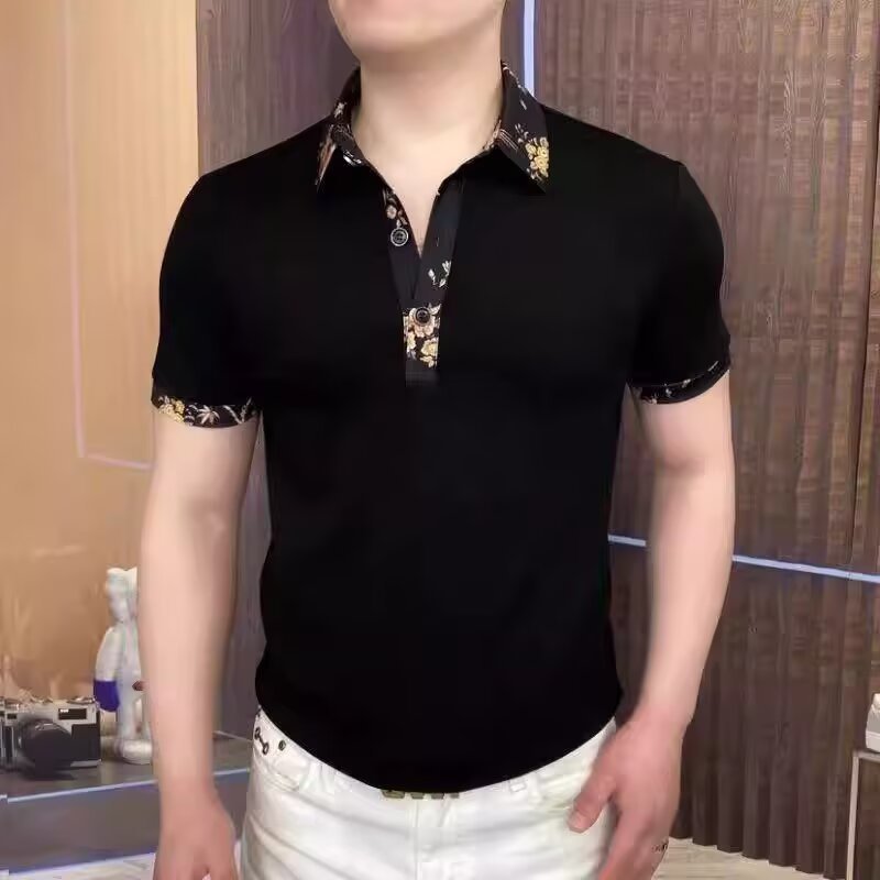Camisa casual estampada para hombre