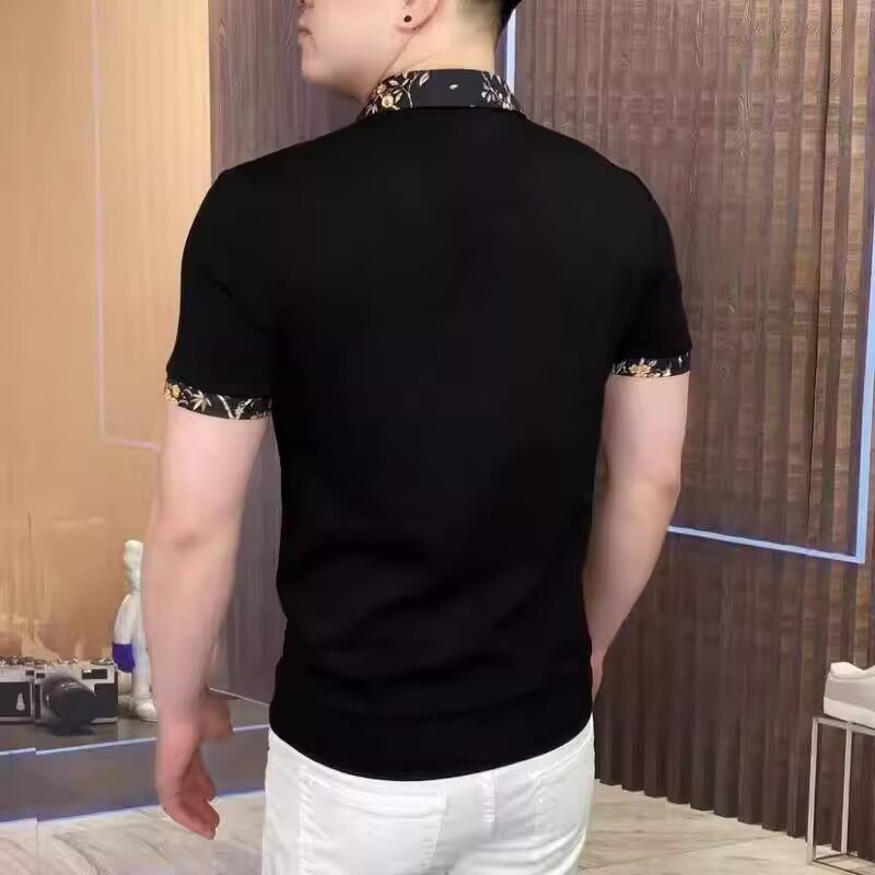 Camisa casual estampada para hombre
