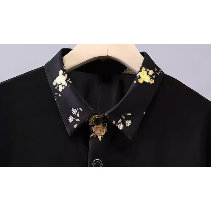 Camisa casual estampada para hombre