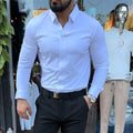 Camisa Casual de Corte Entallado