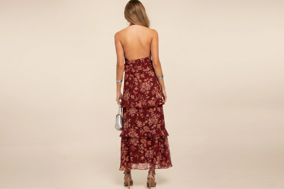 Valentina | Vestido maxi floral